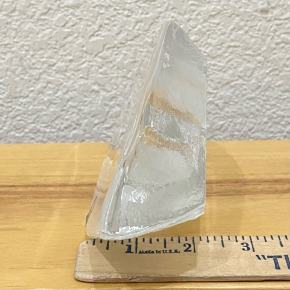 Mats Jonasson Sweden Full Lead Crystal Clear Polar Bear Signed Paperweight - Picture 5 of 12